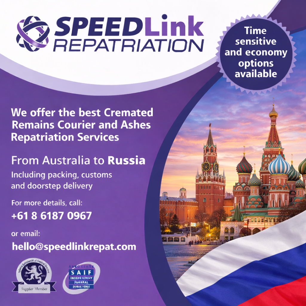 Australia to Russia