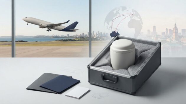 Australia to Europe Cremated Remains Courier: How It Works