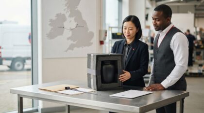 Ireland to UK Ashes Courier: Route, Documents and Delivery